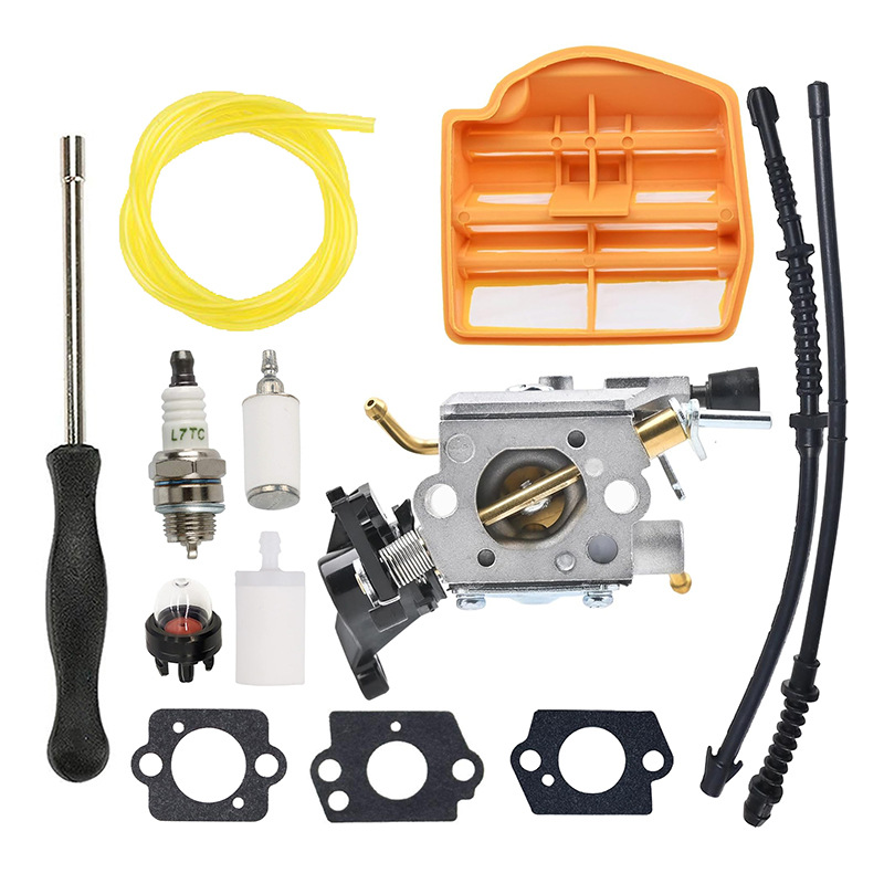 Husqvarna Chainsaw 450 - คาร์บูเรเตอร์คาร์บสำหรับซามา C1M-EL37B เหมาะสำหรับฮัสควาน่า 445 445E 445II
