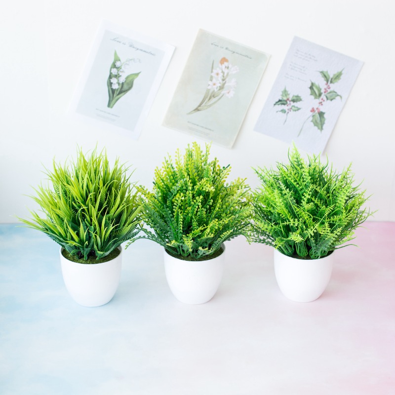 ต้นไม้ประดิษฐ์สีเขียว 1 ชิ้น ต - Bonsai Garden For Desk บทวิจารณ์และราคา