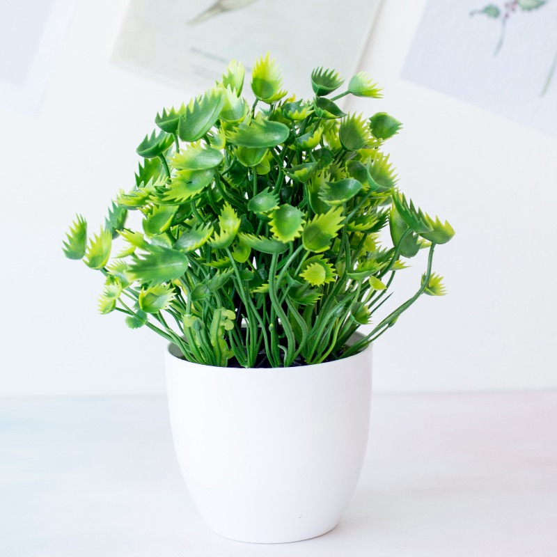 ต้นไม้ประดิษฐ์สีเขียว 1 ชิ้น ต - Bonsai Garden For Desk บทวิจารณ์และราคา