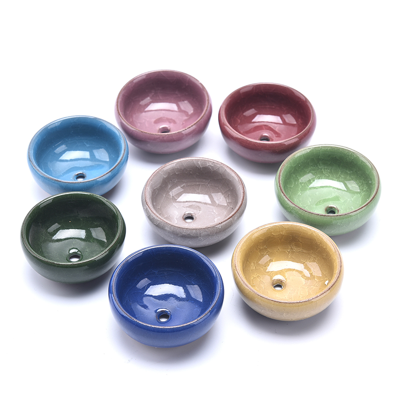น่ารัก Ice-Crack Glaze ดอกไม้เ - Japanese Garden Bonsai บทวิจารณ์และราคา
