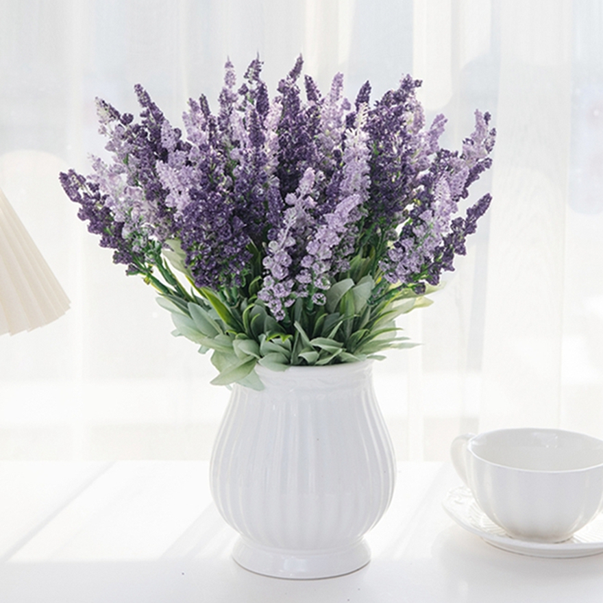 ดอกไม้ประดิษฐ์ 5 ชิ้น ต้นลาเวน - Bonsai Garden Centre บทวิจารณ์และราคา